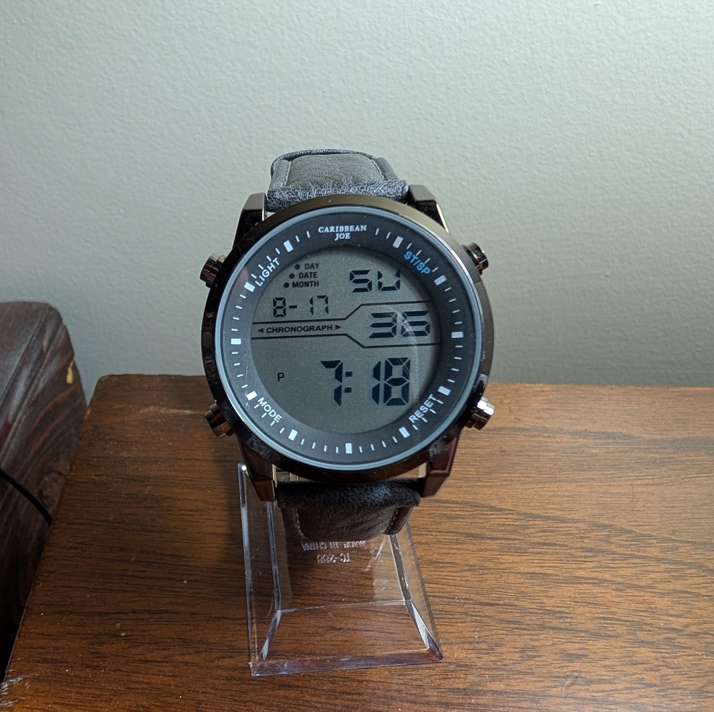 Caribbean Joe mens digital watch